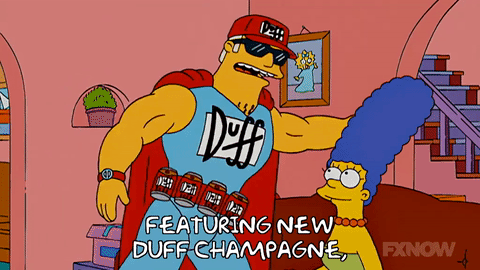 Episode 9 Duff Man GIF by The Simpsons - Find & Share on GIPHY