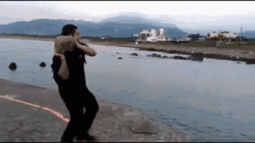 Rock Throw GIF - Rock Throw Water - Discover &amp; Share GIFs