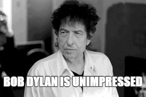 Bob Dylan Reaction GIF