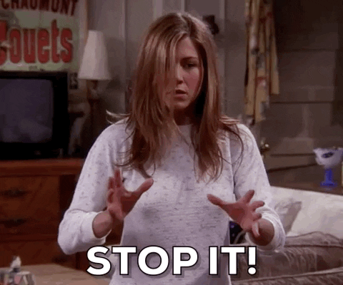 Stop It Season 4 GIF by Friends - Find & Share on GIPHY