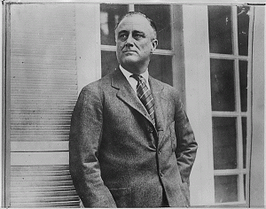 Photo of President Franklin D. Roosevelt.