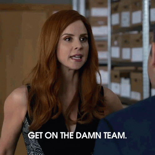 Donna Suits GIF - Donna Suits Get On The Damn Team - Discover & Share GIFs