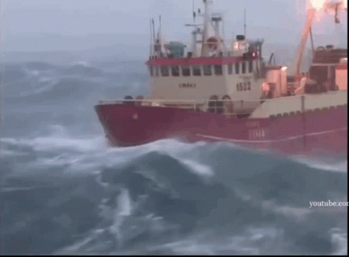 Ship In Ocean Storm GIFs | Tenor