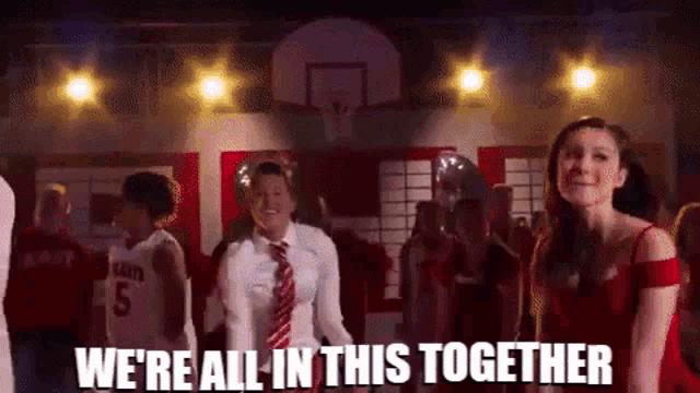 We Are All In This Together High School Musical GIF -  WeAreAllInThisTogether HighSchoolMusical HighSchoolMusicalTheSeries -  Discover & Share GIFs
