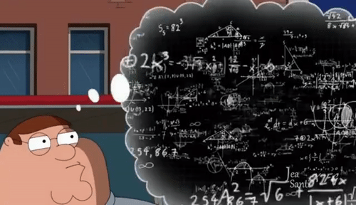 Family Guy - Peter Thinks About Math GIF | Gfycat