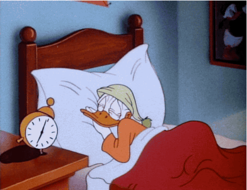 You almost always ignore the first two alarms, because they&#39;re just  warm-ups for when you actually HAVE to get up. | Disney gif, Funny gif,  Animated gif