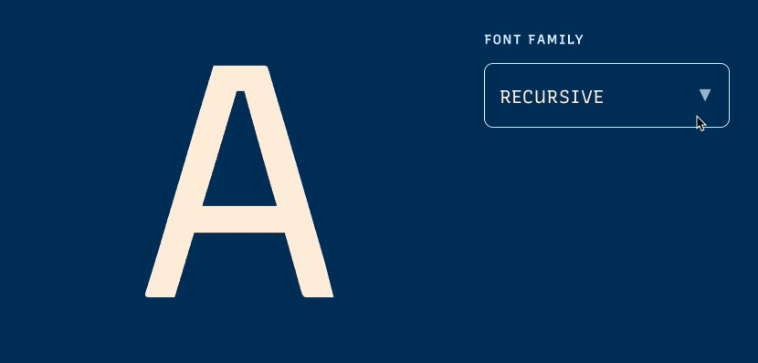 Font Family