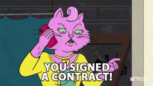 You Signed AContract You Promised GIF - YouSignedAContract YouPromised YouSaidYouWould GIFs