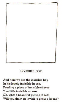 Shel Silverstein: Invisible Boy | Shel silverstein poems, Shel ...