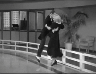 Ginger Rogers And Fred Astaire GIF | Gfycat