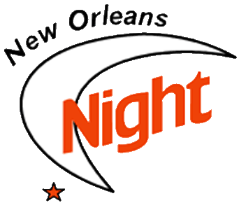 New Orleans Night Logo Primary Logo (1991-1992) - Half Moon with script SportsLogos.Net