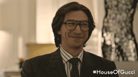 Happy Adam Driver GIF by House of Gucci