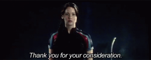 Leaving The Job Interview Like GIF - Katniss Curtsy Bow GIFs