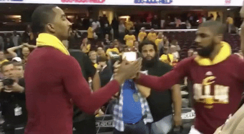 Cleveland Cavaliers Hand Shake GIF by NBA