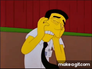 The Simpsons - Frank Grimes Goes Crazy on Make a GIF