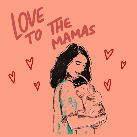 Mothers Day Love GIF by BrittDoesDesign
