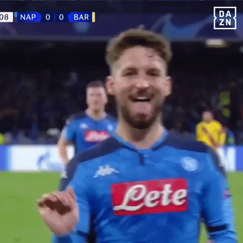 Happy Dries Mertens GIF by DAZN - Find & Share on GIPHY