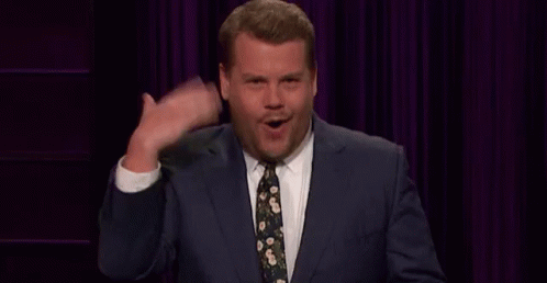 James Corden Whew GIF - James Corden Whew Relieved - Discover &amp; Share GIFs