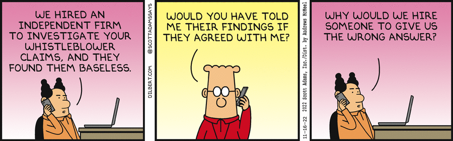 Paying For The Answer - Dilbert by Scott Adams