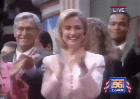 Hillary Clinton Clapping GIF by Election 2016
