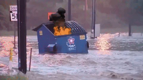 Floating-dumpster-fire GIFs - Get the best GIF on GIPHY