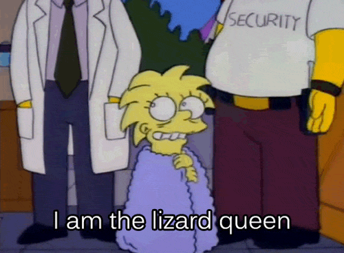 I am the Lizard Queen! : r/TheSimpsons