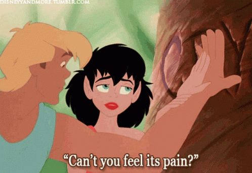 Ferngully Chrysta GIF - Ferngully Chrysta Cant You Feel Its Pain - Discover  & Share GIFs