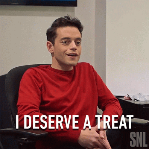 I Deserve A Treat Rami Malek GIF - I Deserve A Treat Rami Malek Saturday  Night Live - Discover & Share GIFs