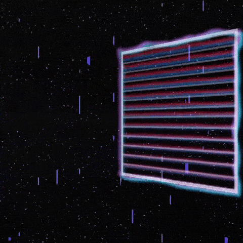Space Glow GIF by ruidovacio