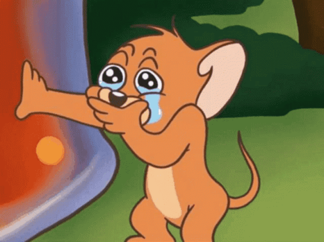 Tom And Jerry Crying Holding It In Meme GIF | GIFDB.com