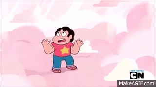 Steven Universe - Tiny Floating Whale on Make a GIF