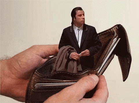 Poor Money GIF - Poor Money - Discover & Share GIFs | John travolta, Funny  gif, Giphy