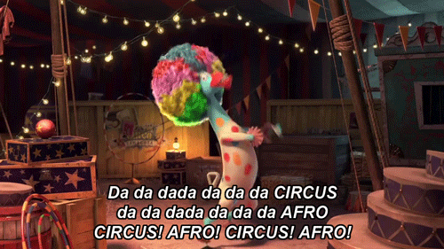 afro circus madagascar gif | WiffleGif