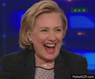 Hillary Clinton Laugh on Make a GIF