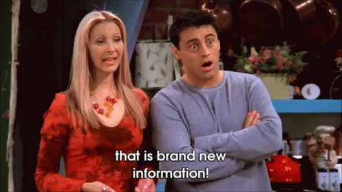 Friends Brand New Information GIF - Friends Phoebe New - Discover & Share  GIFs