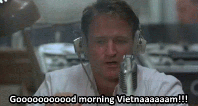 Good Morning Vietnam Robin Williams GIF - Good Morning ...