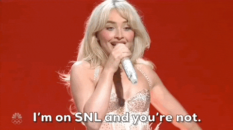 Sabrina Carpenter Snl GIF by Saturday Night Live - Find & Share on GIPHY Sabrina Carpenter Snl GIF by Saturday Night Live - Find & Share on GIPHY