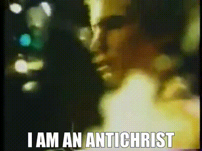 YARN | I am an antichrist | Sex Pistols - Anarchy In The U.K | Video clips  by quotes | 0bf72d1c | 紗