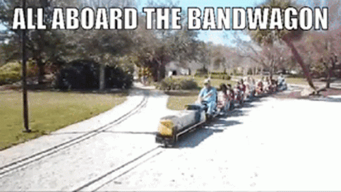 The Bandwagon All Aboard GIF - The Bandwagon All Aboard Jump On - Discover  & Share GIFs