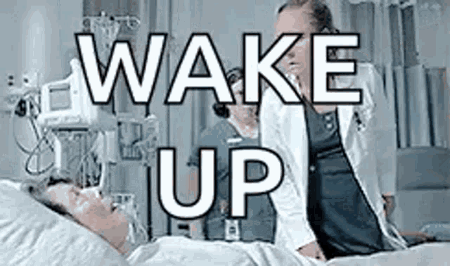 Hospital Wake Up GIF - Hospital WakeUp Shake - Discover & Share GIFs