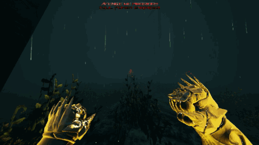 Gauntlets in action (soul-powered)