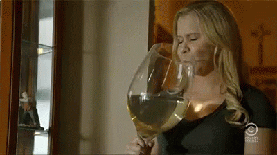 Amy Schumer Wine Glass GIF - Drunk Drink Drunk Girl - Discover & Share GIFs