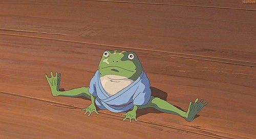 Studio Ghibli Spirited Away frog aka Aogaeru