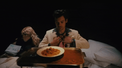 Dinner Pasta GIF by Harry Styles - Find & Share on GIPHY