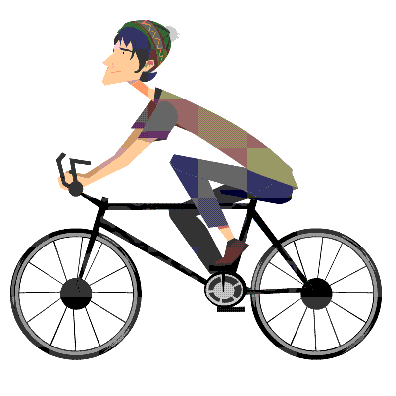 bicicleta+2.gif (800×800) | Cute stickers, Animation, Bicycle
