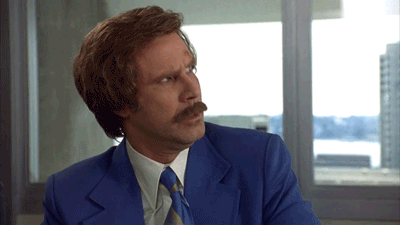Leaving the bar early | Anchorman gif, Anchorman, Will ferrell