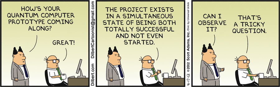Dilbert on Quantum Computing | The Substrate Wars