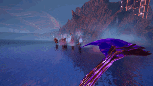 Voidsplitter in action (soul-powered)