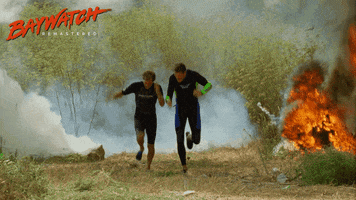 David Hasselhoff Fire GIF by Baywatch - Find & Share on GIPHY