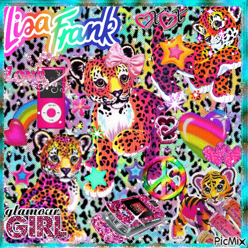 Nothing but Lisa Frank - Δωρεάν κινούμενο GIF - PicMix